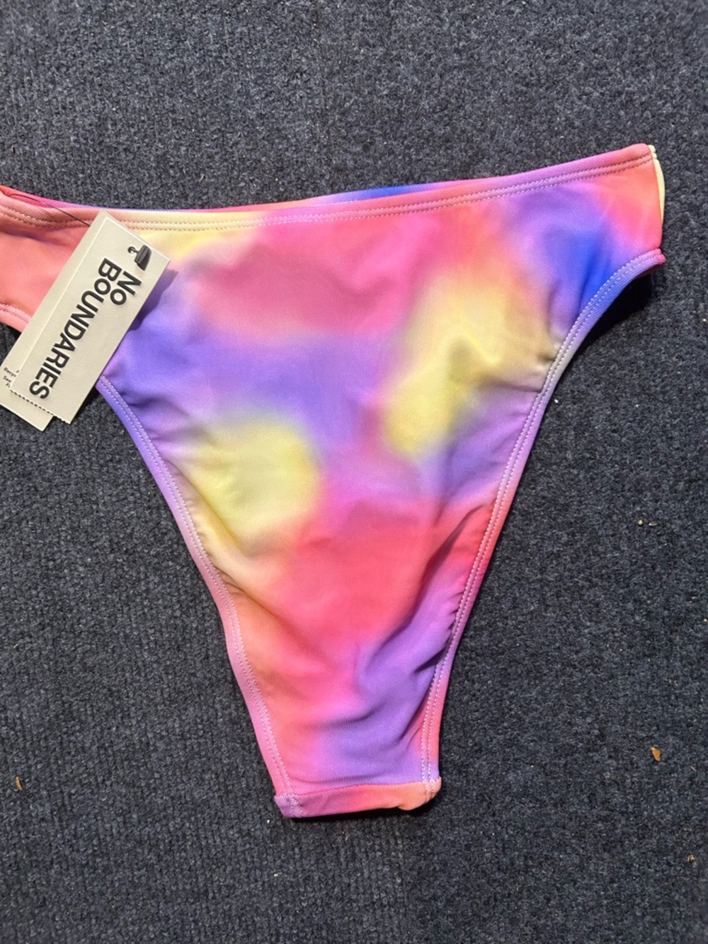 No Boundaries Pastel Tie-Dye Bikini Bottoms - Pink, Purple, Yellow, Blue